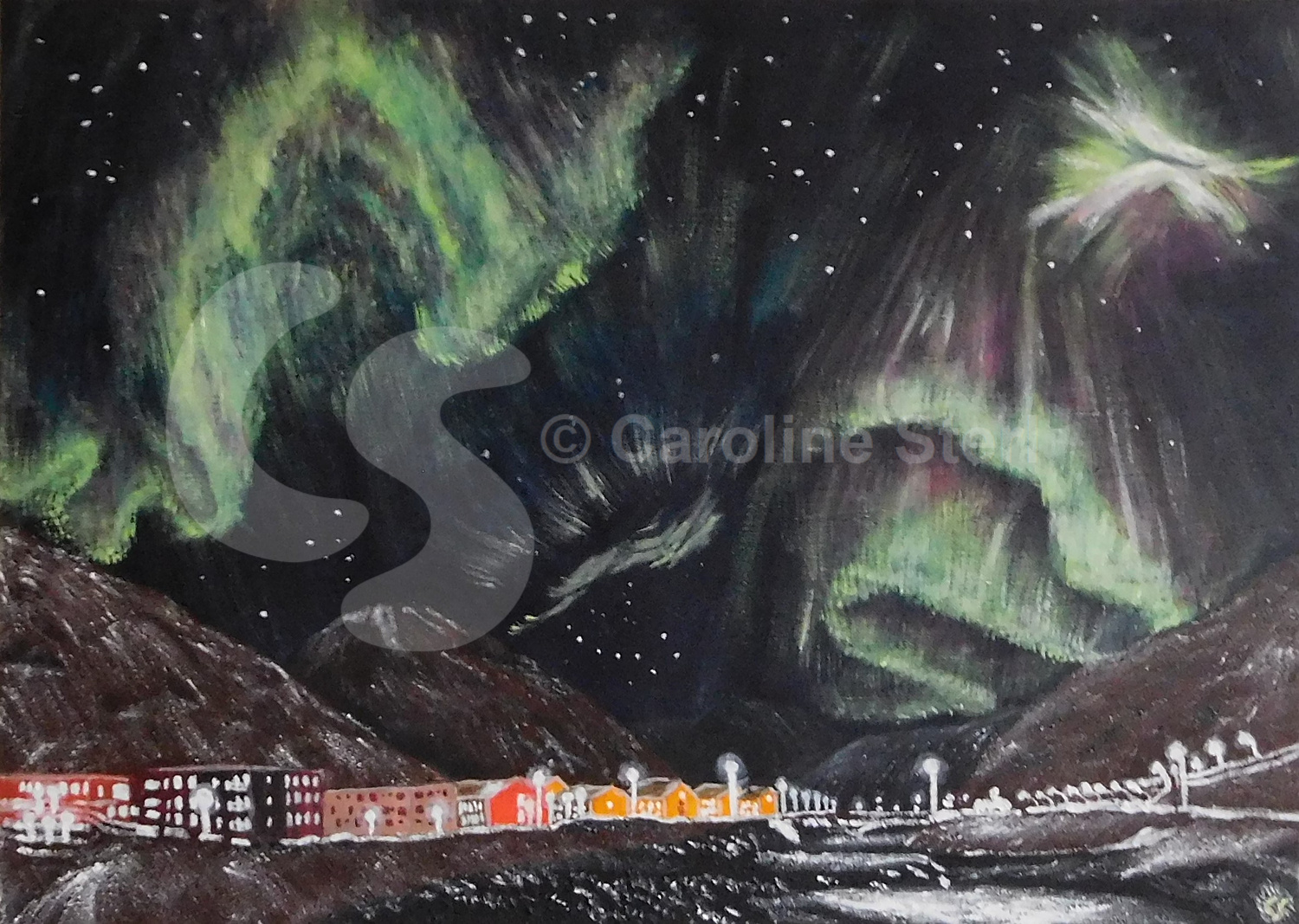 Painting: Aurora Borealis